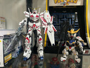 万代高达 模型手办Gundam 拼插拼装模型RG 高达玩具 MG-独角兽高达+支架 实拍图