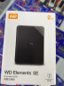 西部数据(WD) 2TB 移动硬盘 USB3.0 Elements SE 新元素系列2.5英寸 机械硬盘 高速传输 轻薄便携 实拍图