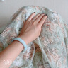 净心石 飘花翡翠玉手镯女款 内径约57-58mm（尺寸详询客服） 实拍图