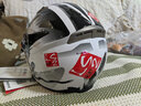 LS2双镜片揭面盔电动摩托车头盔男女高清耐磨赛车四季通用 FF370 特白印 XXL（建议59-60头围） 实拍图
