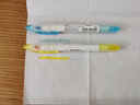 uni三菱双头荧光笔PUS103T记号笔手账划重点标记笔学生propus学习文具彩笔可视窗透视萤光笔 浅色系-黄色28 实拍图