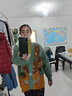 两三事梵高毛衣开衫2025新款外套女款春季慵懒针织外套灿烂与偏执 绿色 M 实拍图