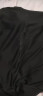 琳茹曼半高领打底衫秋冬修身长袖t恤女韩版紧身薄款黑色内搭上衣  黑色【单件装】 M建议90-105斤 实拍图