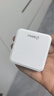 福喜家两相插座转换器超薄二脚插头180°度旋转一转三电源无线插排一分三转换头扩展2孔排插转换电插头 缝隙二相插座 白色 1件装 实拍图
