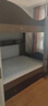 柏颖 现代简约孩童上下床平行高低学生上下铺小童上下同宽双层子母床 上下床+拖抽+写字台+上下床垫 1.2*1.9米 实拍图