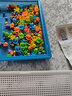 俞氏兴（YUSHIXING）创意296粒儿童早教蘑菇钉玩具插板拼图DIY手工玩具 实拍图
