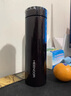 希诺（heenoor）保温杯十大品牌男316不锈钢轻量便携水杯车载高档商务办公茶杯 蓝黑- 480ml 实拍图