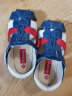 卡特兔儿童凉鞋男童夏季童鞋宝宝学步鞋幼儿凉鞋女宝公主鞋婴童洞洞鞋子 红蓝色-有吊坠 25 内长15.5cm  脚长14.3-14.9 实拍图