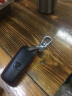适用于众泰钥匙包T700/T600/T300/SR7/Z300/大迈X7/X5钥匙套汽车钥匙扣真皮 众泰B款黑皮红线 实拍图