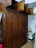 奢家（SHEJIA）中式实木衣柜胡桃木现代简约3456门储物木质卧室大衣橱经济型衣柜简易 三门衣柜 晒单实拍图