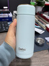 Debo 德铂保温杯316不锈钢内胆学生办公室真空保温杯300ml  DEP-770 蓝色 实拍图