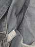 真维斯（JEANSWEST）夹克男2025秋季亲肤透气刺绣时尚百搭男士牛仔夹克外套蓝色4XL 实拍图
