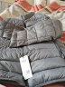 啄木鸟羽绒服男轻薄款秋冬季新款冬装男士外套男纯色大码上衣服男装袄子 1806银灰色【立领款】 XL 175 实拍图