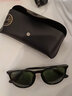 雷朋（RayBan）墨镜女款太阳镜爱丽卡款复古素颜眼镜出行镜0RB4171F礼物 601/2P【中性款】偏光绿镜片 尺寸54 实拍图