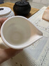 领艺德化白瓷公道杯羊脂玉茶海分茶器陶瓷功夫茶具配件 无尘海 实拍图