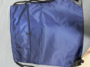 YUANXINGREN双肩包 骑行背包 抽绳防水简易男女旅行轻便折叠收纳包袋束口袋户 B深蓝色加大款 实拍图