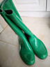 金橡雨鞋女士中高筒雨靴防滑防水鞋户外厨房清洁工作水靴耐磨胶套鞋 006绿色 37 实拍图