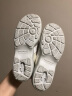 月星童鞋 幼儿园室内小白鞋 日本原装进口2021年全新设计款儿童帆布鞋男透气防滑鞋舒适女童百搭居家鞋 白色(魔术贴) 内长18.5cm 适合脚长18cm 晒单实拍图
