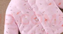 豆苗儿宝宝衣服冬季加厚棉衣婴儿衣服纯棉花手工棉袄内胆新生儿童幼儿一岁男女宝宝保暖棉服冬装 可爱粉色（加厚款） 80码建议年龄6-12个月 实拍图