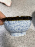陶趣居日本进口青海波釉下彩米饭碗面碗日式和风陶瓷餐具汤碗家用日料 浪口深碗11.5cm 实拍图