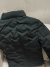 啄木鸟 羽绒服男短款冬季加厚外套商务中年立领袄子保暖外衣 黑色 XL（135斤-145斤） 晒单实拍图