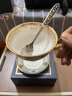 心饰园波西米兰欧式咖啡杯套装创意高档骨瓷杯子带勺陶瓷英式下午茶杯 波西米兰1杯碟配勺（深蓝盒） 心饰园 实拍图