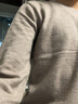 恒源祥100%羊毛衫秋冬季新款男士长袖纯色毛衣男装中年爸爸套头针织衫 15001002浅卡其 L 175 实拍图