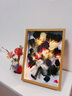 瑞萌特 中空干花相框diy摆台永生花保存立体标本框手工加厚A4画框 原木色(中空3cm+丝带+胶水+灯带+底纸) A4寸(21*29.7cm)横竖可摆 实拍图