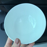 瓷秀源 纯白骨瓷盘子陶瓷碟子菜盘饭盘牛排盘西餐盘简约瓷器可定制 7英寸方汤2个 直径 17.6cm 实拍图