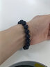 百老石 天然彩虹眼黑曜石手链 8mm--14mm 时尚男女款手串 配鉴定证书 彩虹眼黑曜石手链( 12mm ) 实拍图