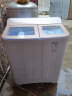 奥克斯（AUX）洗脱23.5公斤大容量半全自动洗衣机家用双桶双缸洗衣机洗脱分离大容量商用 半自动16.5公斤（洗涤10公斤+脱水5.5公） 实拍图
