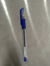 得力笔 中性笔0.5 经典办公笔类 碳素水笔商务签字笔 考试专用笔走珠笔 学生文具用品 蓝色 子弹头【经典款】 12支盒装 实拍图