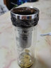 怡斯佳双层玻璃杯男女士水杯保温杯办公室茶杯耐热便携杯子泡茶礼品杯 360ml 实拍图