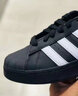 阿迪达斯 （adidas）三叶草中性SUPERSTAR贝壳头休闲鞋 时尚金标贝壳头经典舒适 EG4959 40.5 实拍图