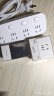 得力（deli）魔方智能USB插座 旅行转换插头 插排/ 插线板/ 接线板/ 排插 3孔+2USB 无线白色魔方 33636 实拍图