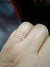 周大福简约排钻18K金镶钻石戒指钻戒求婚戒指【多款可选】 U178232 K红款 12号 实拍图