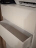 HMJIA 五斗柜加固大容量抽屉柜抽柜五斗橱玩具整理柜卧室储物柜收纳柜暖白色  G-C13005W 实拍图
