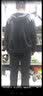 花花公子（PLAYBOY）卫衣男套装男装长袖T恤男士外套男上衣服潮流三件套 黑灰加绒 5XL 实拍图