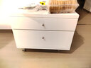 红苹果（RED APPLE）家具卧室轻奢家用简易床头柜小户型小储物收纳柜DS698 【白木纹丨0.5m】双抽床头柜 实拍图