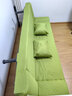 骁诺沙发客厅折叠沙发床两用小户型简易出租房布艺沙发卧室懒人沙发 抹茶绿【加宽加厚海绵】 2.0米四人位+俩抱枕 实拍图