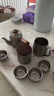 帝国（Diguo）新年礼物不锈钢旅行茶具套装户外便携泡茶壶复古功夫茶具茶水分离 银色套装 实拍图