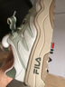 斐乐（FILA）斑斓鞋ROSETTA女鞋板鞋新款面包厚底鞋复古休闲鞋 灰白/奶油黄绿-ML 40 实拍图