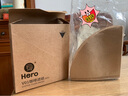 ZEROHERO V型咖啡滤纸滴漏式手冲咖啡过滤纸兼V60木质纤维手冲壶过滤纸 v01原色50片 1-2杯份 实拍图