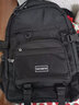 新秀丽（Samsonite）中学生背包 多夹层大容量双肩包 大口袋减负书包 NW4*09302 黑色 实拍图