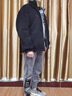 啄木鸟棉衣男冬季新款棉服男士加厚棉袄子连帽中青年防寒保暖外套 黑色 XL 实拍图
