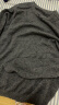 无印良品（MUJI） 男式 牦牛绒混羊毛 圆领毛衣 长袖针织衫男士冬季男款 炭灰色2A XL 180/104A 晒单实拍图