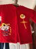 鹏优婴儿衣服红色百天周岁服纯棉春薄宝宝抓周服秋冬保暖内衣套装新年 恭喜发财保暖款 100 （建议1.5-2岁） 实拍图