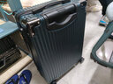 北爱行李箱拉杆箱男万向轮旅行飞机大容量密码登机小型皮箱子 墨绿色 20英寸 实拍图