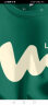 La Chapelle City拉夏贝尔纯棉短袖t恤女夏季2024年新款衣服女装休闲宽松半袖上衣 墨绿-弯线条 2XL(建议120-150斤) 实拍图