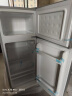 新飞（Frestec）小型冰箱双门家用宿舍寝室冷藏冷冻小冰箱双开门式迷你电冰箱节能保鲜双门小冰箱特价 98A148双门银色-68L 实拍图